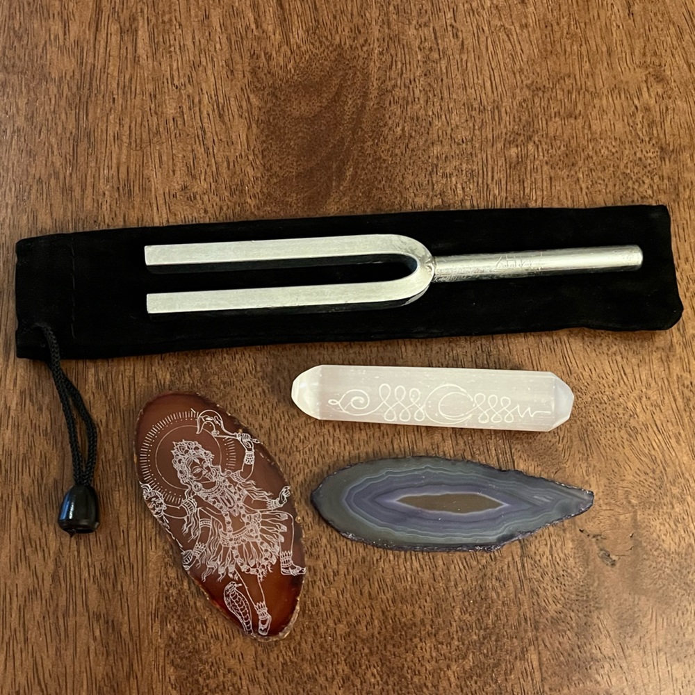 🔮741 Hz Tuning Vibration Metal Fork for Meditation Sound Bath Energy Healing